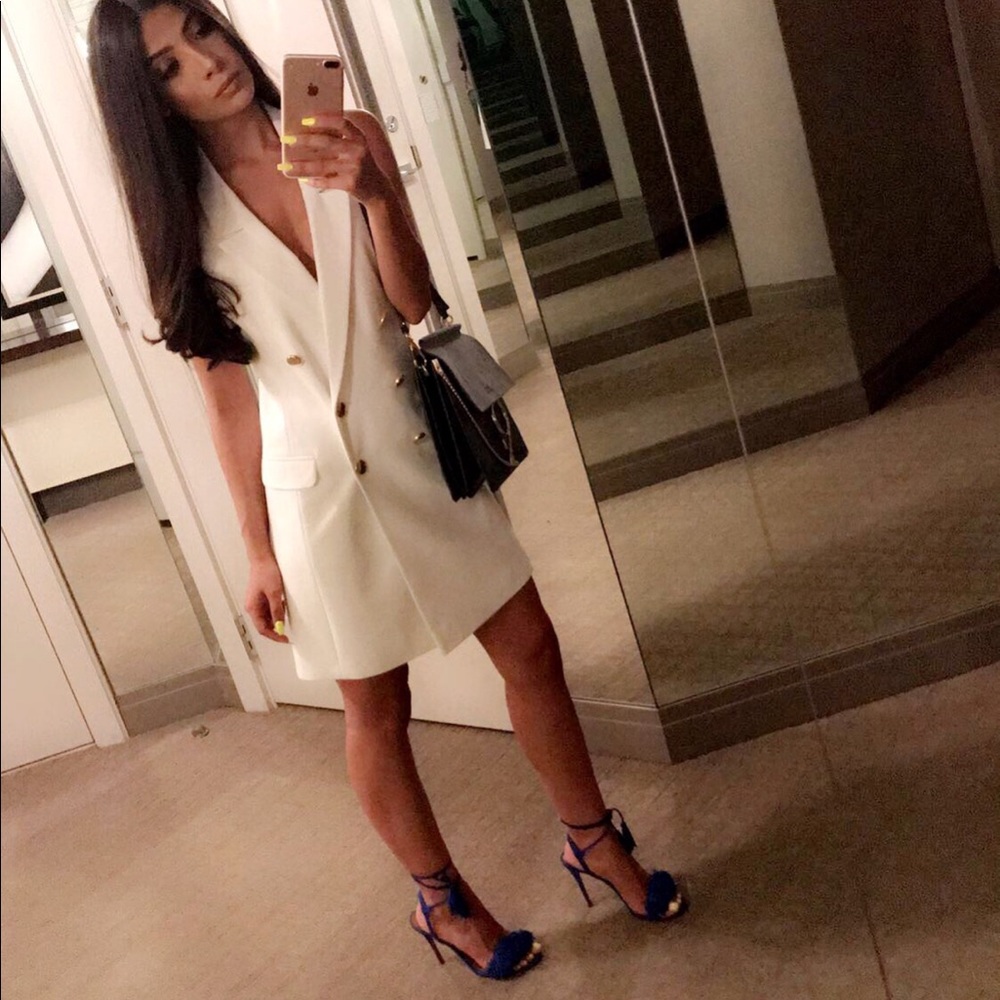 Topshop Tuxedo Dress